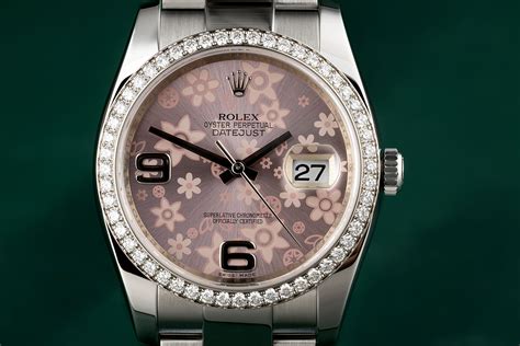 rolex flower dial 31mm|Rolex datejust 116244.